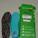 OrthoComfoot Comfortable Cushion Sneaker Insoles Men Women: Plantar Fasciitis Relief Arch Support Running Sports Inserts, Orthotics Gel Shock Absorbing for Walking All Day, Size 6 Men/8 Women (Black)