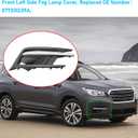 TTCR-II Compatible with 2019-2022 Subaru Ascent Front Bumper Fog Light Cover SU1039134 57731XC08A, for 2019-2022 Subaru Ascent Fog Lamp Bezel Crome Trim Right Passenger Side Replacement
