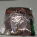 BERON Dark Orange Womens Wig Ginger Short Curly Wavy Hair Wigs for Girls Red Orange Shoulder Length Wave Halloween Cosplay Daily Party Wigs