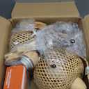 Frideko Boho Rechargeable Battery Operated Wall Sconces Set of Two with Remote, RGB 15 Colors Dimmable Wireless Wall Light, Bamboo Indoor Wall Lamp with 3 Timer, Rattan Wall Lighting for Bedroom (Orange(2PC-Rechargeable))