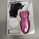 Electric Women Facial Hair Remover, EC VISION Ladies Beauty Epilator Trimmer Facial Cotton Threading Hair Shaver (Pink)