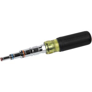 Klein Tools 32809MAG 9-in-1 Multi-Nut Driver Tool, Magnetic SAE Pass Through Driver with Hex Nut Sizes 3/16 to 3/4-Inch