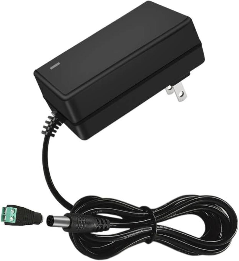12V 3.5Amp DC Power Supply 12V Power Cord 100-240V AC to DC 12Volt 3500mA 3A 2.5A 2A Power Supply Adapter Converter with 5.5x2.5mm/2.1mm US Plug 12 Volt 3.5A Wall Adapter Transformer