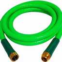 Lead-in Short Garden hose 5/8Inch6Foot, Reel Guide, Water Connector, Inlet Hose, Outdoor Suitable for Lawn Hose.(6ft)