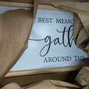 The Best Memories Are Made Gathered Around the Table Dining Room Wall Decor, 32"L x 12"W