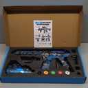 M416 Tactical Style 3600 PSI High Pressure Washer - Foam Cannon Compatible with Swivel & 4 Nozzles - Airsoft Inspired Design for Car Cleaning & Outdoor Use (Blue)