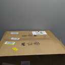 20" Caged Ceiling Fan With Light Low Profile Fabric Farmhouse Bladeless Ceiling fan With Remote Control,Low Profile Modern Enclosed Ceiling Fans with Reversible Motor for Bedroom,Include 4 Bulbs (Brown)