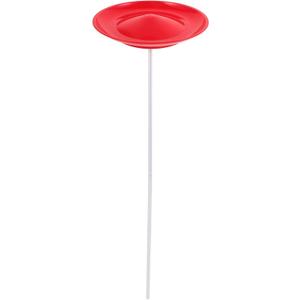 Kisangel Spinning Plate with Sticks Juggling Set Plastic Circus Props for Beginners and Performers Stage Performance Toy 9 Inch
