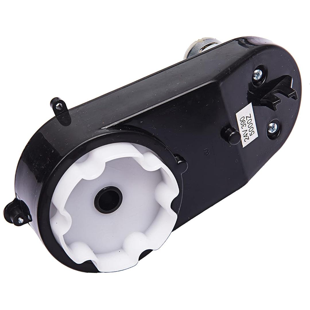 24V 390 Children Electric Car Steering Gearbox with 24 Volt Steering Motor, Children Ride On Car Replacement Parts
