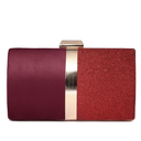 CARIEDO Evening Clutch for Women, Evening Bag Crossbody Bag Wedding Bridal Purse for Cocktail Party Prom, red