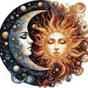 Wooden Puzzles for Adults, Sun and Moon Wood Puzzles 200 Pieces, Irregular Animal Shaped Unique Wooden Jigsaw Puzzles, Creative Ghristmas Gift for Teenagers and Adults