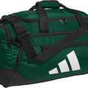 adidas Defender 5.0 Duffel, Durable Travel Gym Sports Bag for Men and Women, Team Dark Green, Medium (59L)