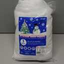 Snow Blanket for Christmas Decorations - 80x240cm Large Artificial Snow Blanket for Christmas Village Displays, White Winter Dcor - Thick Fluffy Faux Snow Backdrop Xmas Party Christmas Tree Base, 0.7thickness expands