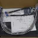 RKF Bathroom Faucets for Sink 3 Hole Gold 8 inch Widespread Bathroom Sink Faucet with Drain Double Lever Handle Faucet Bathroom Vanity Faucet Basin Mixer Tap WF013BG