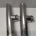 Amarine Made (2x) Stainless Rail Mount Clamp on Fishing Rod Holder for Rails 1-1/4" to 2"