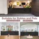 85 Inch Extra Wide Retractable Baby Gate Indoor Extra Long Baby Gate Outdoor Extra Large Dog Gate Child Gates for Wide Openings Mesh Pet Gate for Stairs Dog Gates for Doorways, Porches, Black