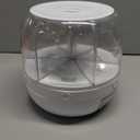 Rotating Grain Storage Bin 6 Grids Rice Container One-Click Output Large Capacity Food Dispenser For Rice Grains Sealed Moisture Proof Organizer (Small)