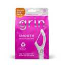 GRIN Smooth Flosspyx, Gentle Floss Picks, 150 Count, Dental Flossers, Minty Flavor, Recycled Plastic, Smooth Floss, Tight Teeth, Premium Longer Floss Head, Includes Safe Fold-Back Tooth Pick