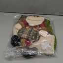 JIEFULL 1 Pcs 18.5" 3D Christmas Stocking Large, Xmas Santa, Snowman Classic Fireplace Hanging Plush Stockings, Reindeer Character for Holiday Home Party Decorations