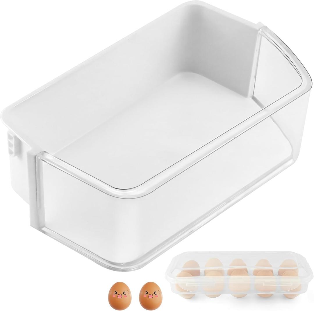 DA97-12650A Compatible for Sam-sung RF263beaesr RF260beaesr RF261beaesr Rf260beaeww Sam-sung Refrigerator Door Shelf Bin,Right Side Sam-sung Fridge Door Shelves