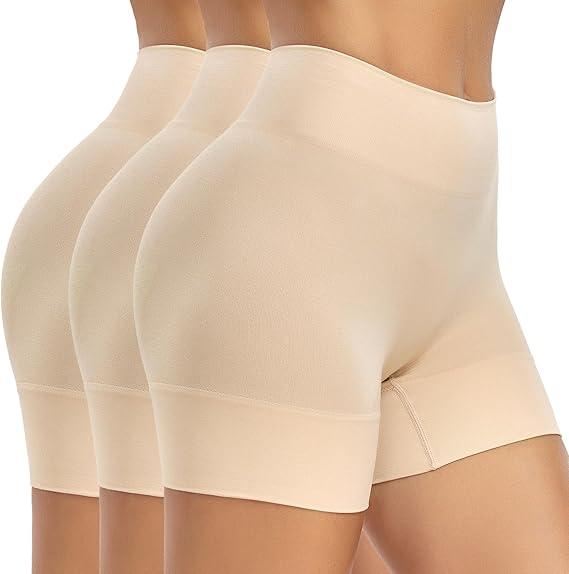 BESTENA 3 Pack Slip Shorts Anti Chafing Shorts Boyshorts Panties for Women, Size L BESTENA 3 Pack Slip Shorts Anti Chafing Shorts Boyshorts Panties for Women, Size L