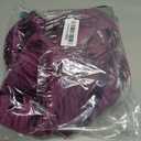 20x20 Purple Throw Pillow Cases: 2 Pack Original Striped Velvet Square Decorative Pillow Covers for Farmhouse Couch