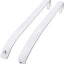 Romalon WR12X22148 Refrigerator Door Handle Set Fit for GE Refrigerator Freezer Door Handle Replace WR12X20141 PS9864030 AP5949272 WR12X11010 gth18gbddrww