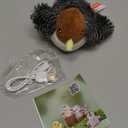 Potaroma Cat Toys Rechargeable Flapping Bird Sparrow, Lifelike Chirp Tweet, Touch Activated Kitten Toy Interactive Cat Exercise Toys for All Breeds Cat Kicker Catnip Toys 4.0 Inches