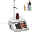 VEVOR Weighing Filling Machine, 5-50g Digital Liquid Filling Machine, 3.2L/min Bottle Filling Machine, Peristaltic Pump with Filling Speed Control Function for Perfume, Cooking Oil, Drink and Wine