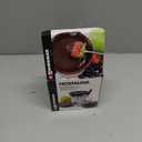 Swissmar F12064 4-Piece Nostalgia Chocolate Fondue Mug Set (brown/white)