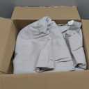 H.VERSAILTEX Pinch Pleated Full Blackout Curtains Linen Blended Chenille Blackout Curtains 96 inch Long 2 Panels Bedroom Thermal Insulated Farmhouse Neutral Track Drapes with Hooks, Heather Natural