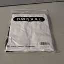 Dwnval Womens 2 Piece Sexy Casual Short Sleeve Crewneck Shirts Summer Slim Fit Cute Crop Tops (White, L)