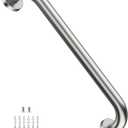 ZUEXT 20 Inch Brushed Nickel Stainless Steel Bathroom Shower Grab Bar