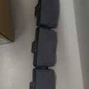 16Pcs No Dig Landscape Edging(24 Foot) with 48 Pieces 8-inch Spikes | 3 Inch Tall Faux Stone Edging for Landscaping | Faux Stone Edging Bricks for Flower Bed, Lawn, Yard, Weed Barrier (Dark Grey)