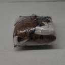 ADOMI 2 Pcs Christmas Gingerbread Man Costume Jumpsuit for Adults Mens Xmas Cookie Outfit Onesie Holiday Cosplay Party (3XL)