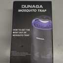 Fly Traps, Fruit Fly Trap Indoor, Gnat Traps, Bug Zapper Indoor,Mosquito Traps with 10 Sticky Glue Boards, Black
