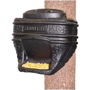 Moultrie Feed Bin - Gravity-Fed 6-Gallon Feed Bin - Easy Tree/Post Mount -40 lb Capacity - Ideal for Corn & Protein Pellets