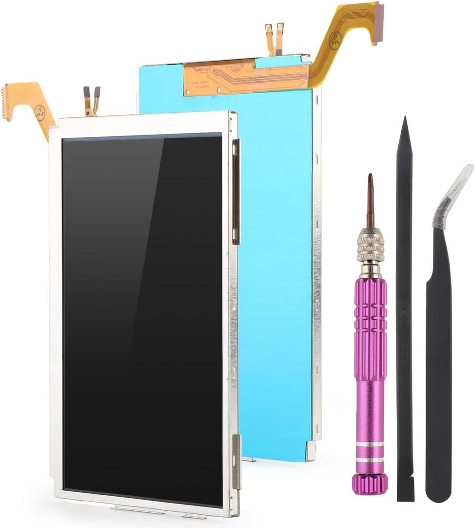 LCD for Nintendo 3DS XL Top Upper LCD Screen Display for Nintendo 3DS XL Screen Replacement Accessories Part with Repair Tools