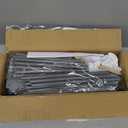 10 Tier Vertical Shoe Rack - Grey Narrow Shoe Rack for Closet & Entryway, Space Saving Tall Shoe Organizer for Small Spaces, Sturdy Skinny Shoe Tower Stand for Boots & Heels, Grey