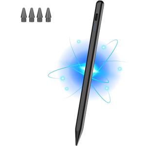Active Stylus Pen for iPad(2018-2023), iPad Pencil 9th Generation with Palm Rejection, Magnetic, iPad Stylus Pen Compatible with Apple iPad Pro 11/12.9 inch, iPad mini 5/6/Air3/4/5, iPad 6/7/8/9/10