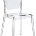 Modway Entreat Modern Acrylic Kitchen and Dining Room Chair in Clear - Fully Assembled, 18"lx20.5"wx34.5"h