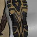 KIIU Mens Thong Sandals Indoor and Outdoor Beach Flip Flop (8.5, Brown/Khaki)