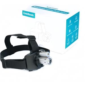 Head Lamp for Sports Perception Training Visual Tracking Reaction Speed Coordination Balance Agility Training Sensory Motor Exercise LED Rechargeable Strobe Light for Athletes Home Workout