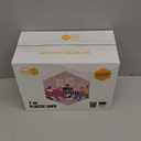 Turbo Bee 7oz Plastic Cups 300 Pack， Disposable Clear Party Cups for Home, School, Office & Events | Small Transparent Tumblers for Drinks, Samples & Commercial Use