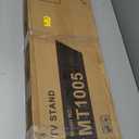 TAVR Furniture Mobile TV Stand Rolling TV Cart Floor Stand with Mount on Lockable Wheels Height Adjustable for 32-83 Inch TV Stand Flat Screen or Curved TVs Monitors Display Trolley Loading 110 lbs