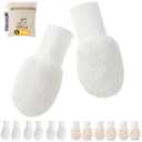 Baby Mittens Anti Scratch Baby Girl Mittens No Scratch Mittens Baby Girls Hands Gloves for 6-12 Months Babies Girls (6 Pairs)