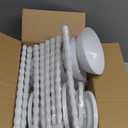 Reginary 8 Pieces Wig Head Stand for Multiple Wigs Mannequin Head 13.8 Inch Portable Hat Display Stand Travel Wig Holder for Styling Non Slip Stable DIY Practice Hat Holder(White)