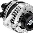 SCITOO V6 11391 Alternator for Honda for Odyssey Alternator 2008 2009 2010, for Honda for Ridgeline 2009-2011,for Pilot 2009 2010 2011 3.5L 12V 130A CW 6-Groove Pulley 31100-RGW-A01RM AL1311X