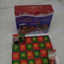 Advent Calendar 2025 for Kids Boys Girls, 24 Days Surprise Christmas Train Building Blocks Christmas Countdown Calendar Gift Box with 1004 PCS Xmas Building Bricks Toy Decor for Teens Adults Women Men