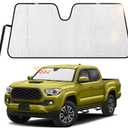 JOYTUTUS Windshield Sun Shade Compatible with 2016-2023 Tacoma 3rd Gen Sunshade Windshield Sun Visor, Foldable Windshield Sun Shield